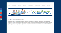 Desktop Screenshot of oregonnursesfoundation.org